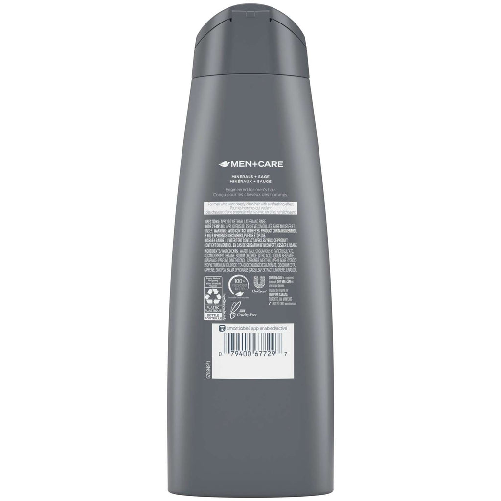 Dove Men+Care Shampoo+Conditioner Minerals+Sage 355 ML