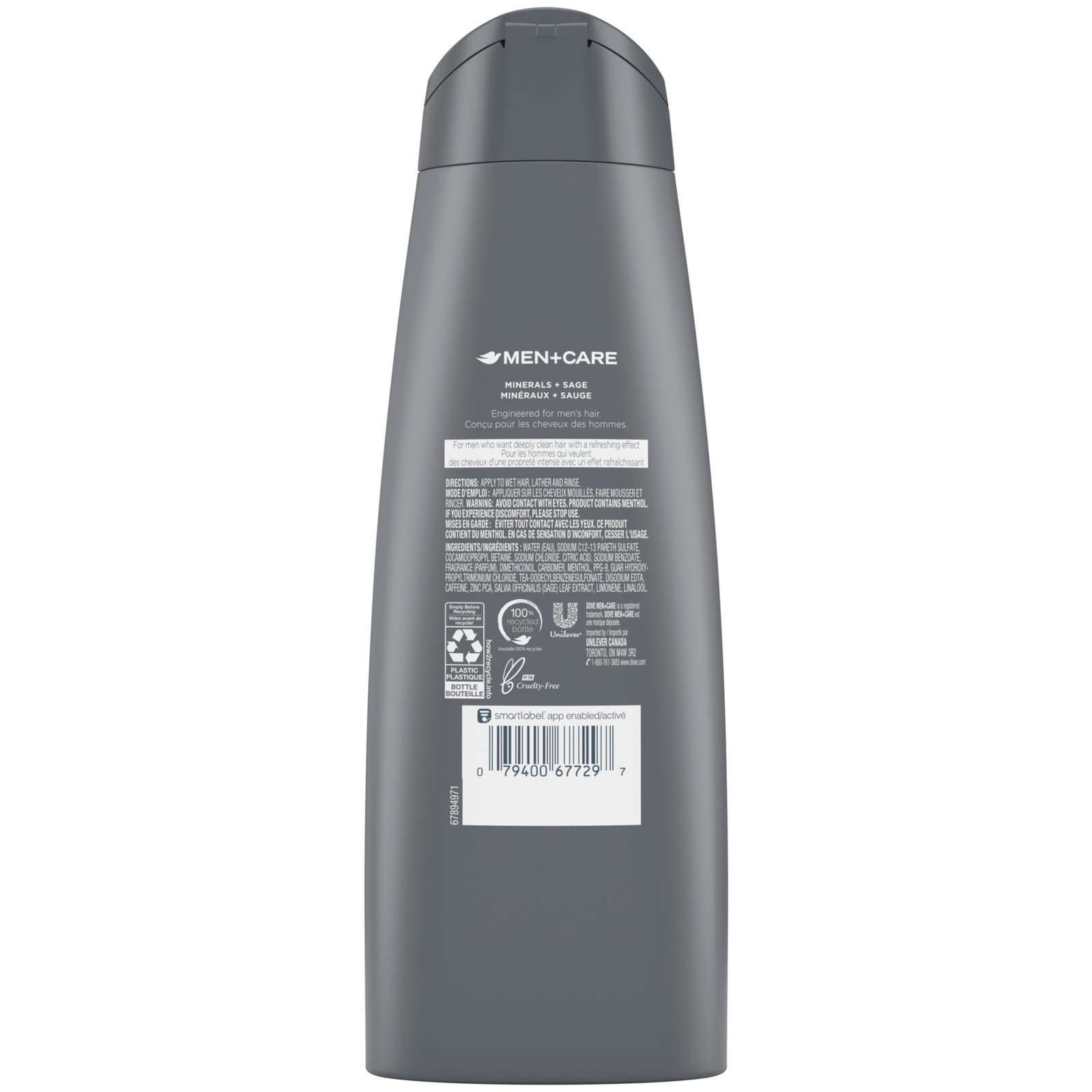 Dove Men+Care Shampoo+Conditioner Minerals+Sage 355 ML