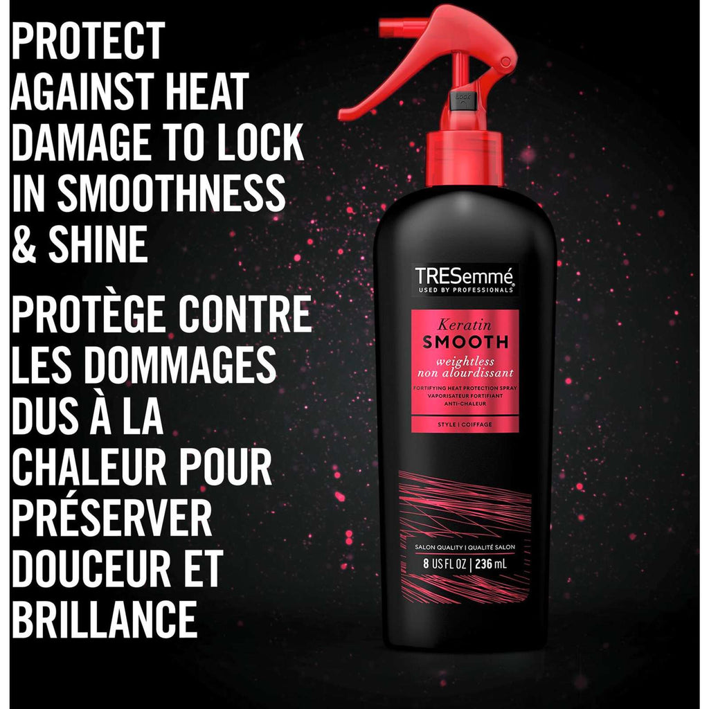 Leave-in Heat Protection Spray for silky, smooth hair Protecting Heat + anti-frizz and breakage protection