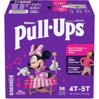 Pull-Ups Girls' Potty Training Pants Size 6, 4T-5T, 56 Ct
