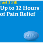 ALEVE Pain Relief, Clinically Proven, Fast-Acting, Long-Lasting, Naproxen Sodium, 50 Caplets