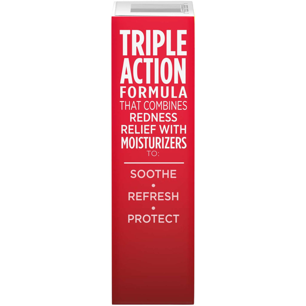 Triple Action Eye Drops - Polyethylene Glycol, Hydrochloride - Dry Eyes, Red Eye, Strained Eyes, Tired Eyes