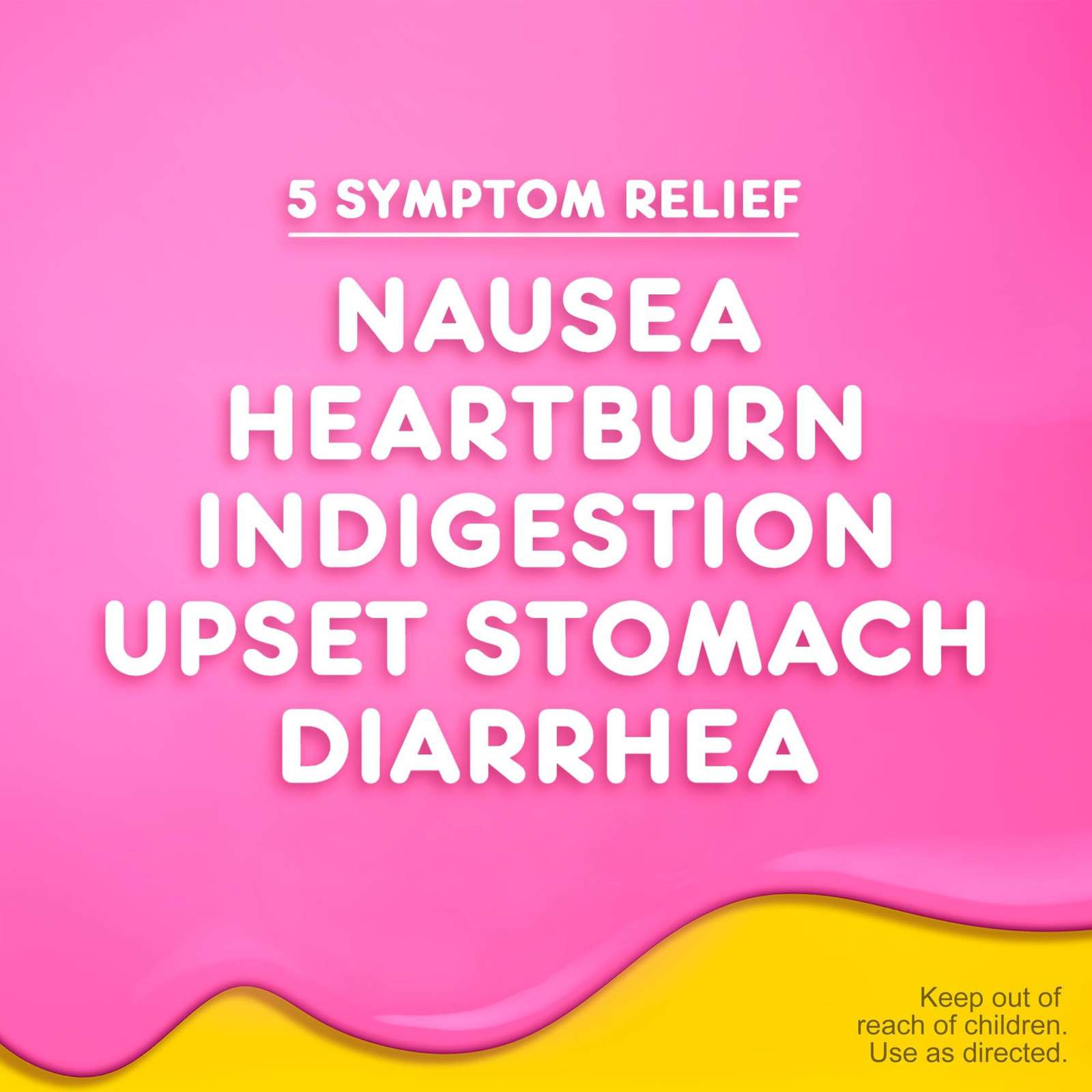 Cherry Chewables for Nausea, Heartburn, Indigestion, Upset Stomach, & Diarrhea Relief 24 ct