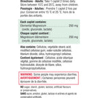 Magnesium High Potency Caplets, 250 mg