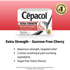 Cepacol® Extra Strength Sucrose Free Cherry, Sore Throat Lozenges, 16 ct