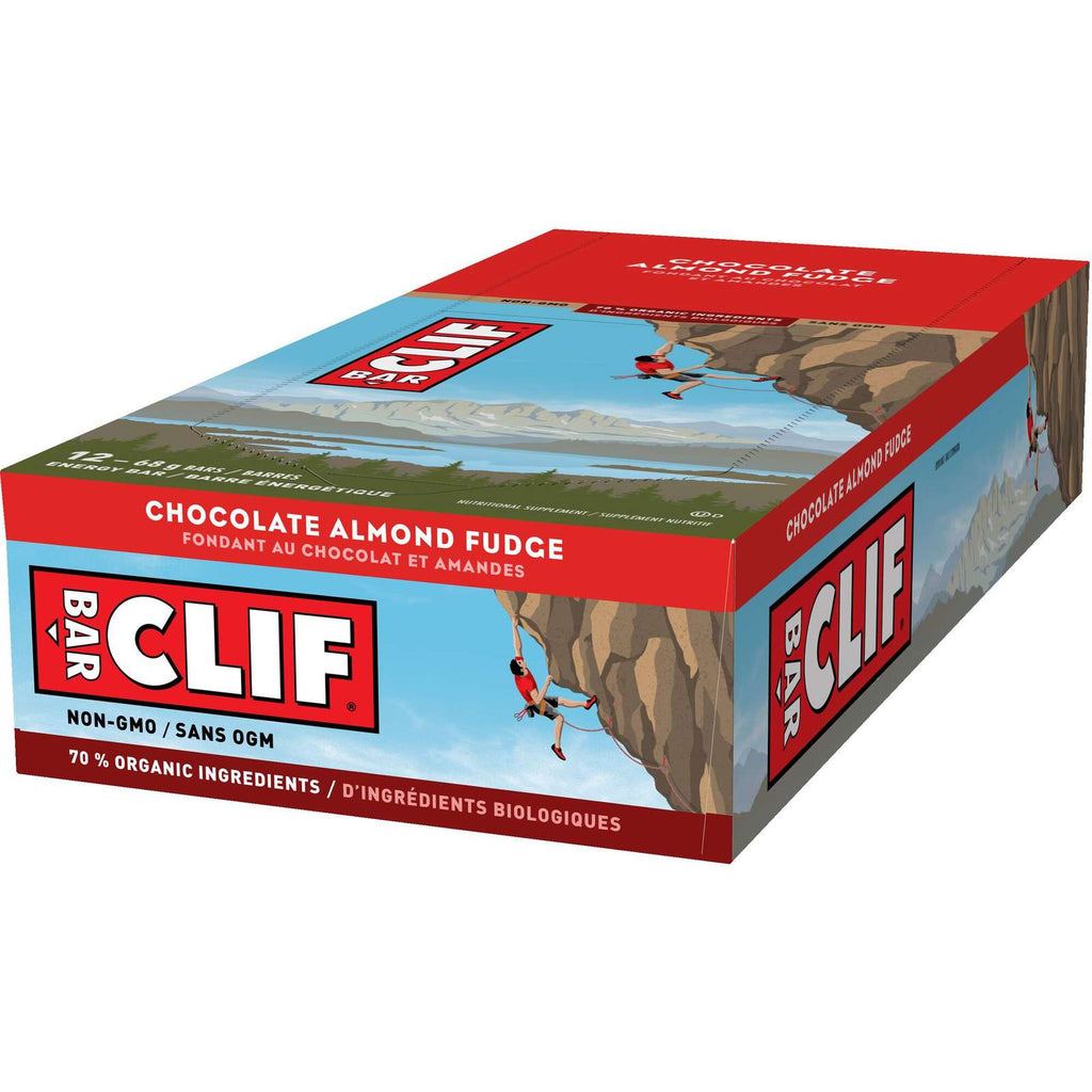 CLIF BAR - Energy Bars - Chocolate Almond Fudge - (68 Gram Protein Bars, 12 Count)
