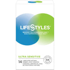 Ultra Sensitive 14 Lubricated Latex Condoms