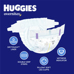 Overnites Nighttime Diapers, Size 4