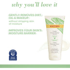 Sensitive Solutions Gentle Facial Cream Cleanser, Daily Face Wash for Sensitive Skin with Aloe, 98.9% Natural Origin, Developed with Dermatologists