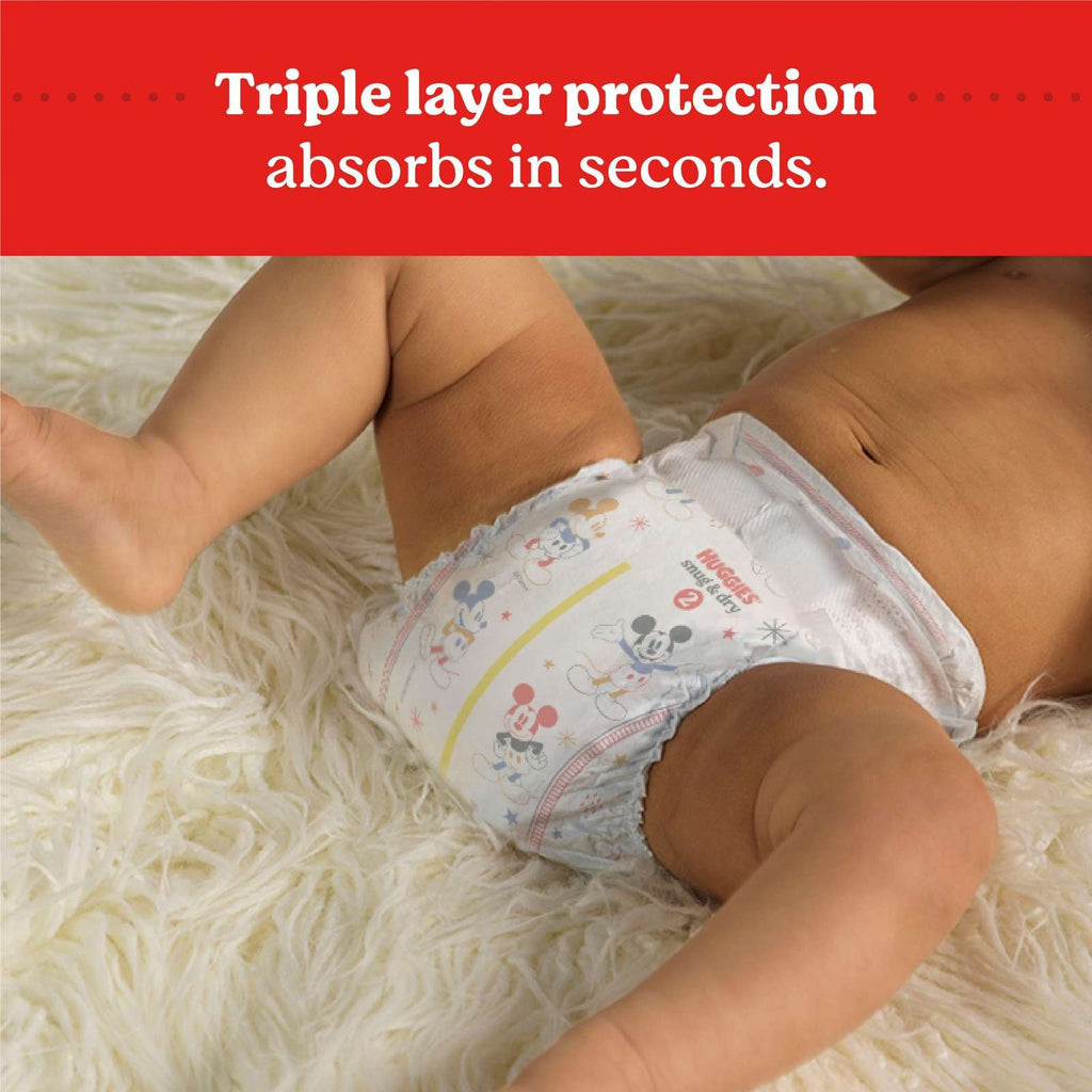 Snug & Dry Baby Diapers, Size 1 (8-14 lbs)