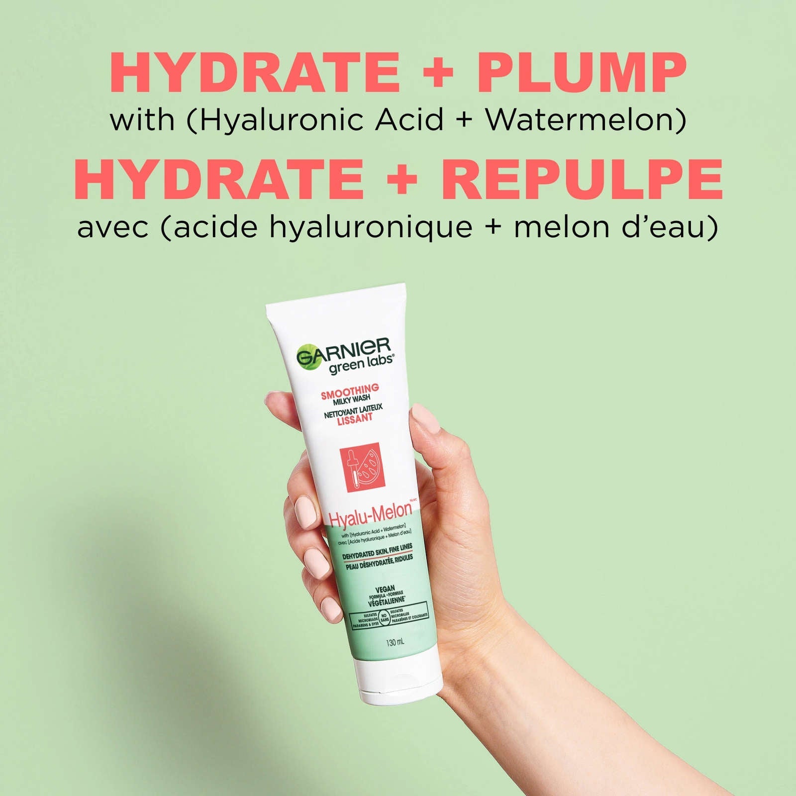  Green Labs Smoothing Milky Wash Hyalu-Melon , 130Ml