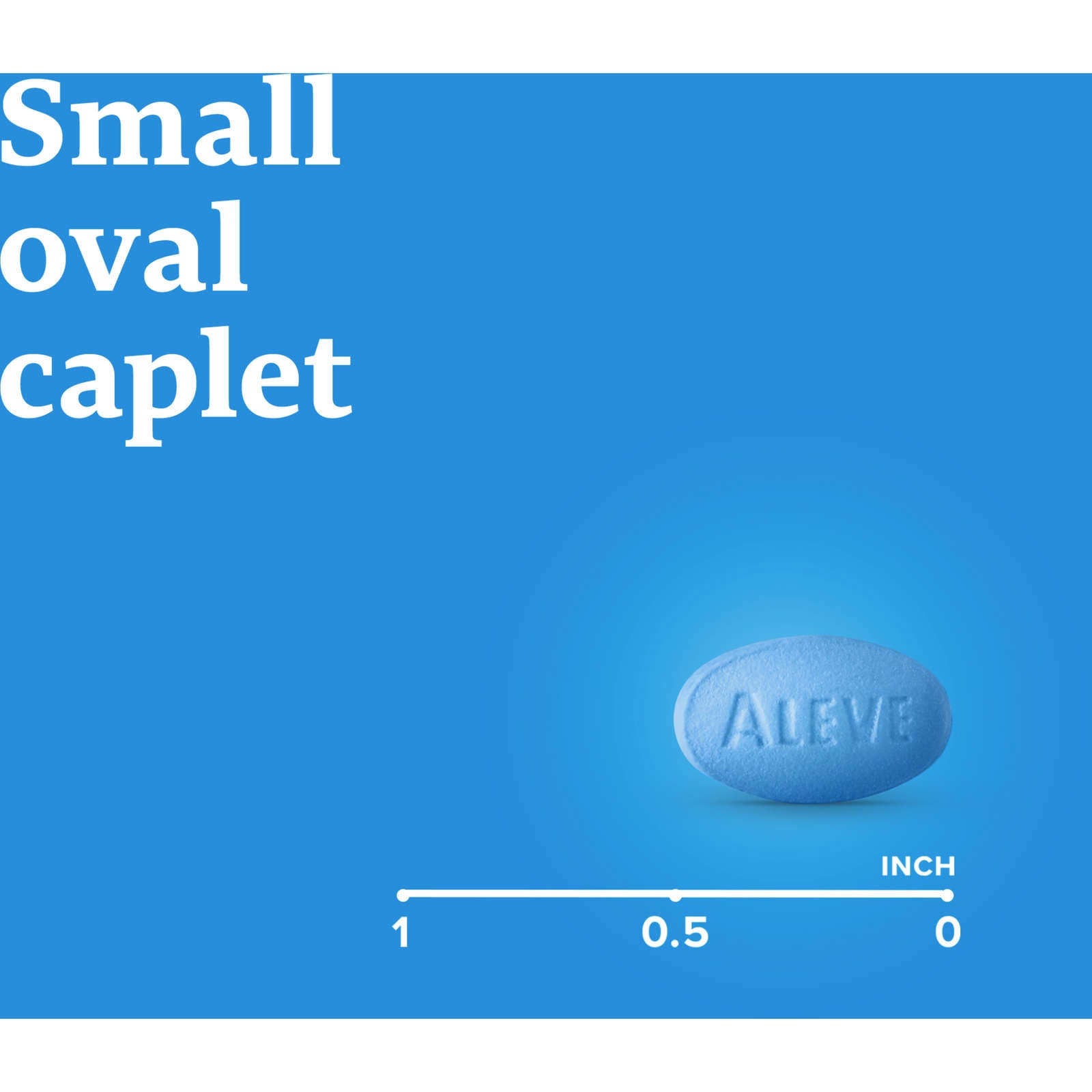 ALEVE Pain Relief, Clinically Proven, Fast-Acting, Long-Lasting, Naproxen Sodium, 50 Caplets