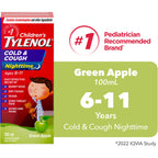 Children’s Medicine Cold & Cough, Nighttime, Green Apple