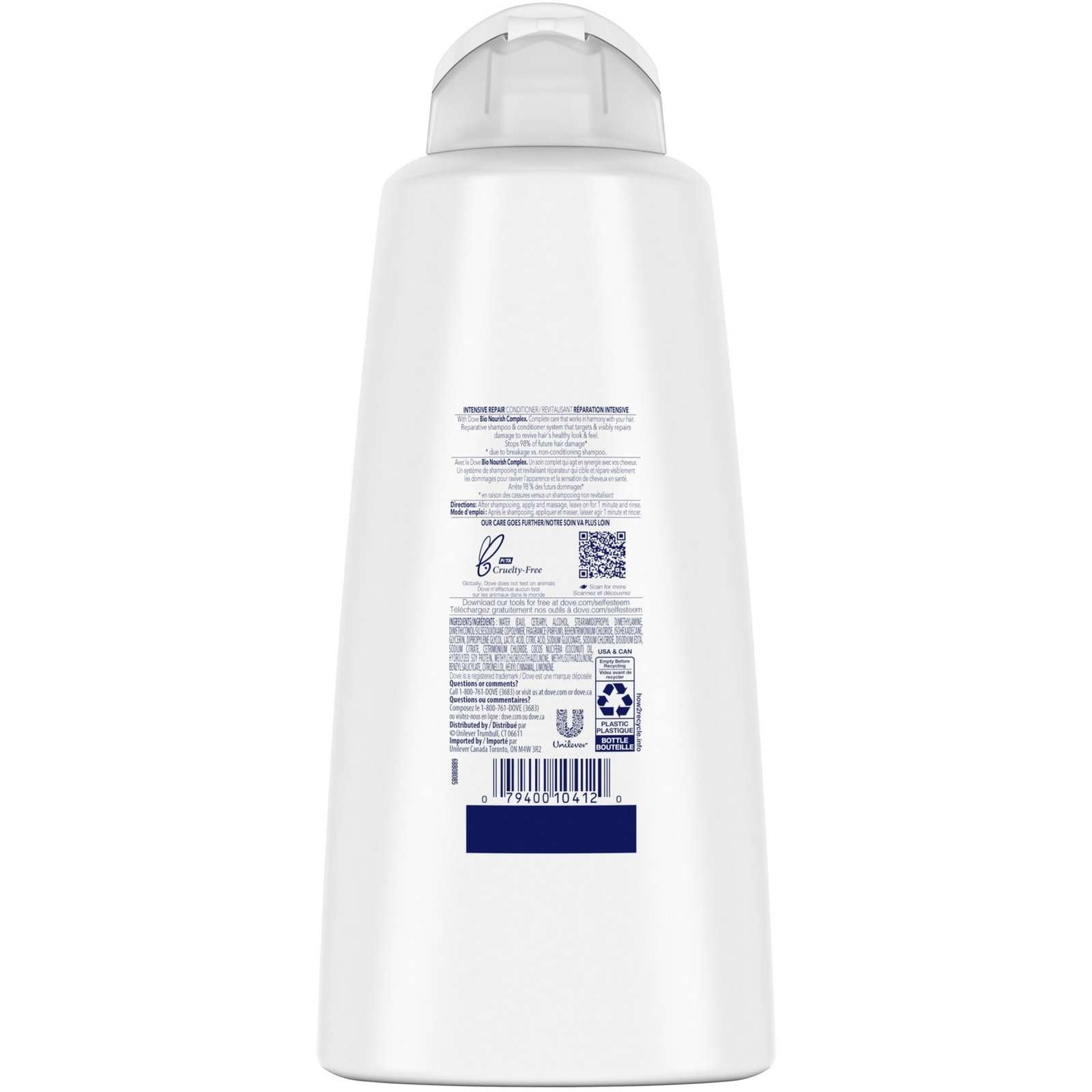 Dove Nutritive Solutions Conditioner for damaged hair Intensive Repair with Keratin Repair Actives 750 ml