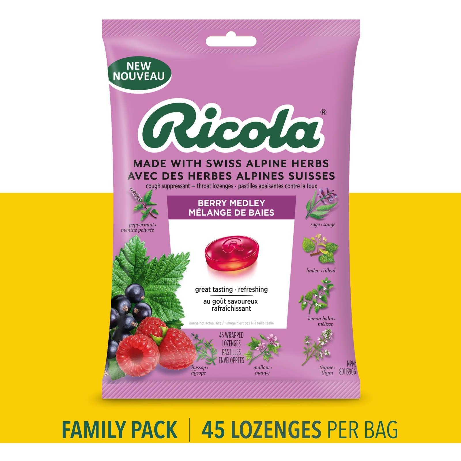 Ricola Family Bag - Berry Medley
