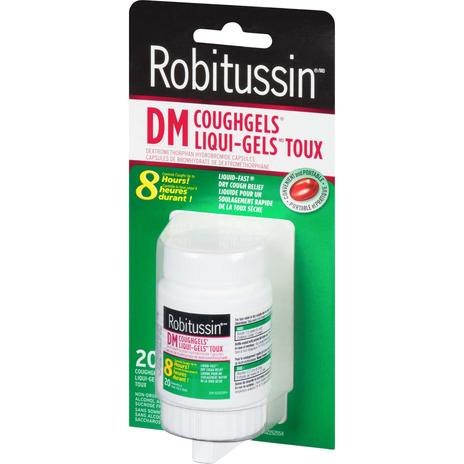 Robitussin DM CoughGels 20 Capsules