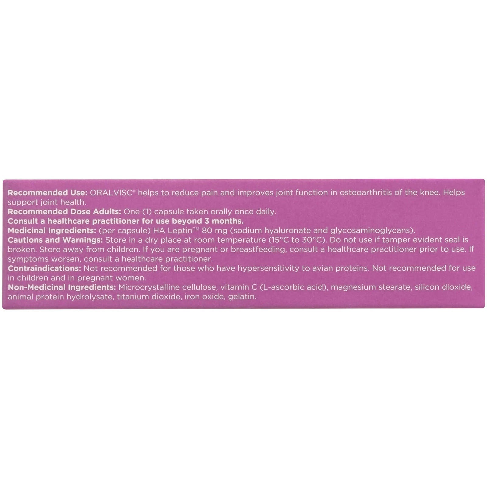 Oralvisc metabolic