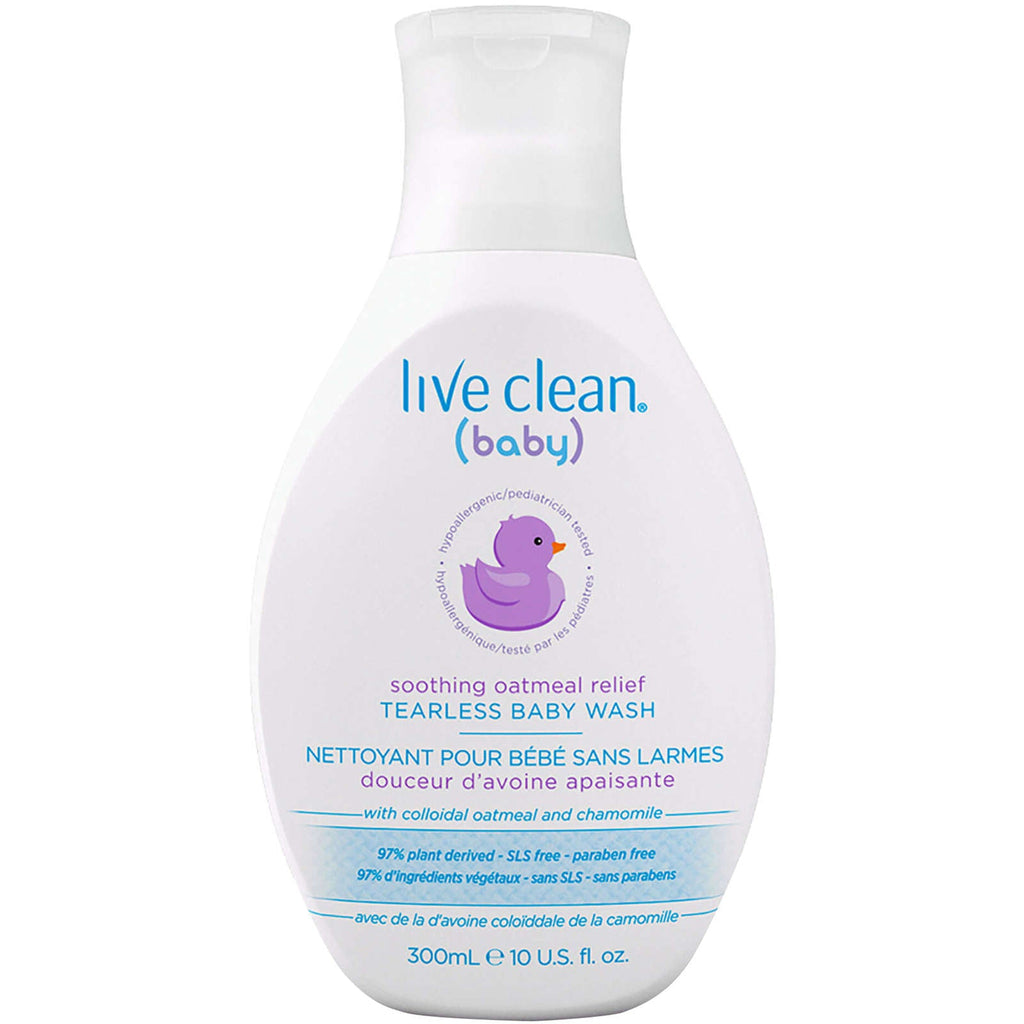 Live Clean Baby Soothing Oatmeal Relief Tearless Baby Wash