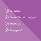 Marine Clean Collagen, Unflavored Hydrolyzed Collagen Powder, Wild Caught Fish