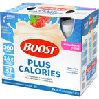 PLUS Calories Strawberry Formulated Liquid Diet Drink,6 x 237 ml