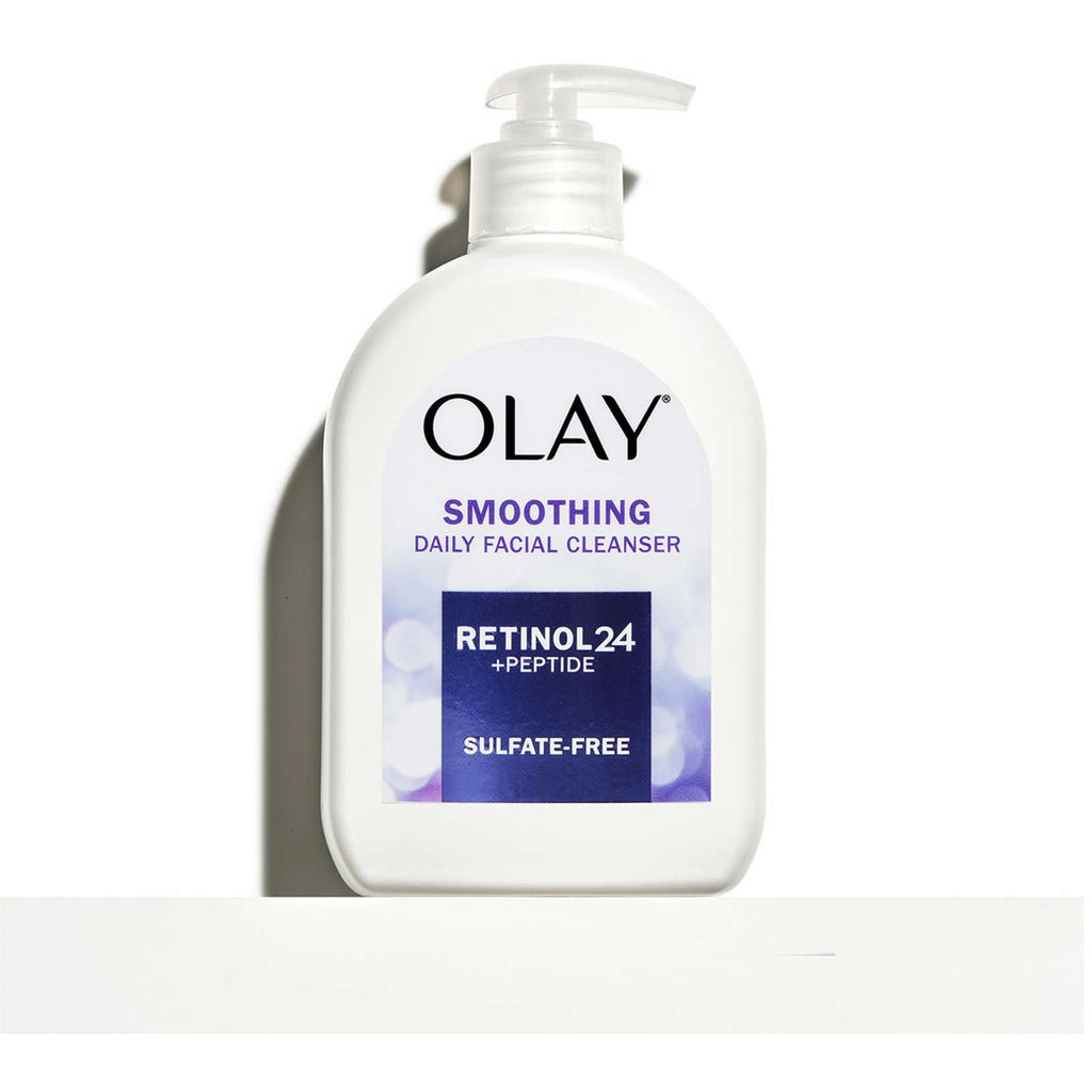 Olay Retinol 24 + Peptide Face Wash, Smoothing, Sulfate-Free, 473 mL