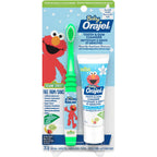 Elmo Fluoride-Free Tooth and Gum Cleanser with Toothbrush