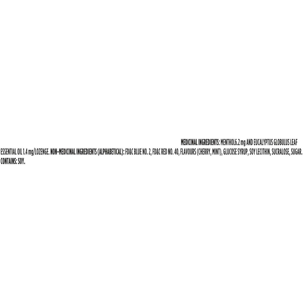 Halls Relief Mentho-lyptus, Cherry Flavour, 80 cough drops