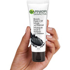SkinActive Charcoal Black Peel-Off Mask Cleanser For Combination to Oily Skin