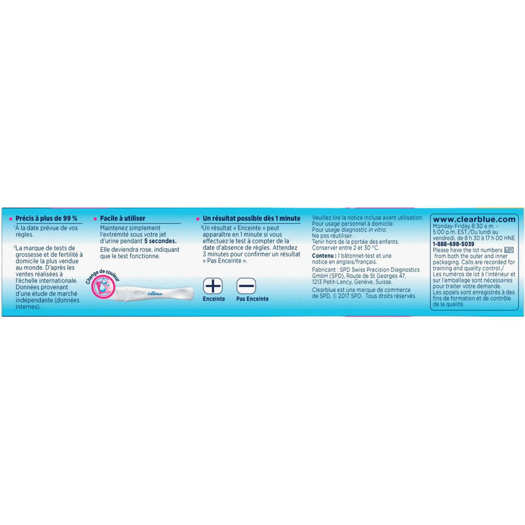 Rapid Detection Pregnancy Test, Value Pack, 1 Count