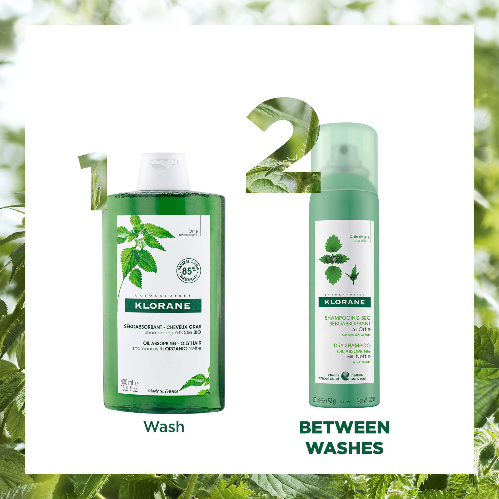 Oil Absorbing Dry Shampoo with Nettle - The Original - Oily Hair