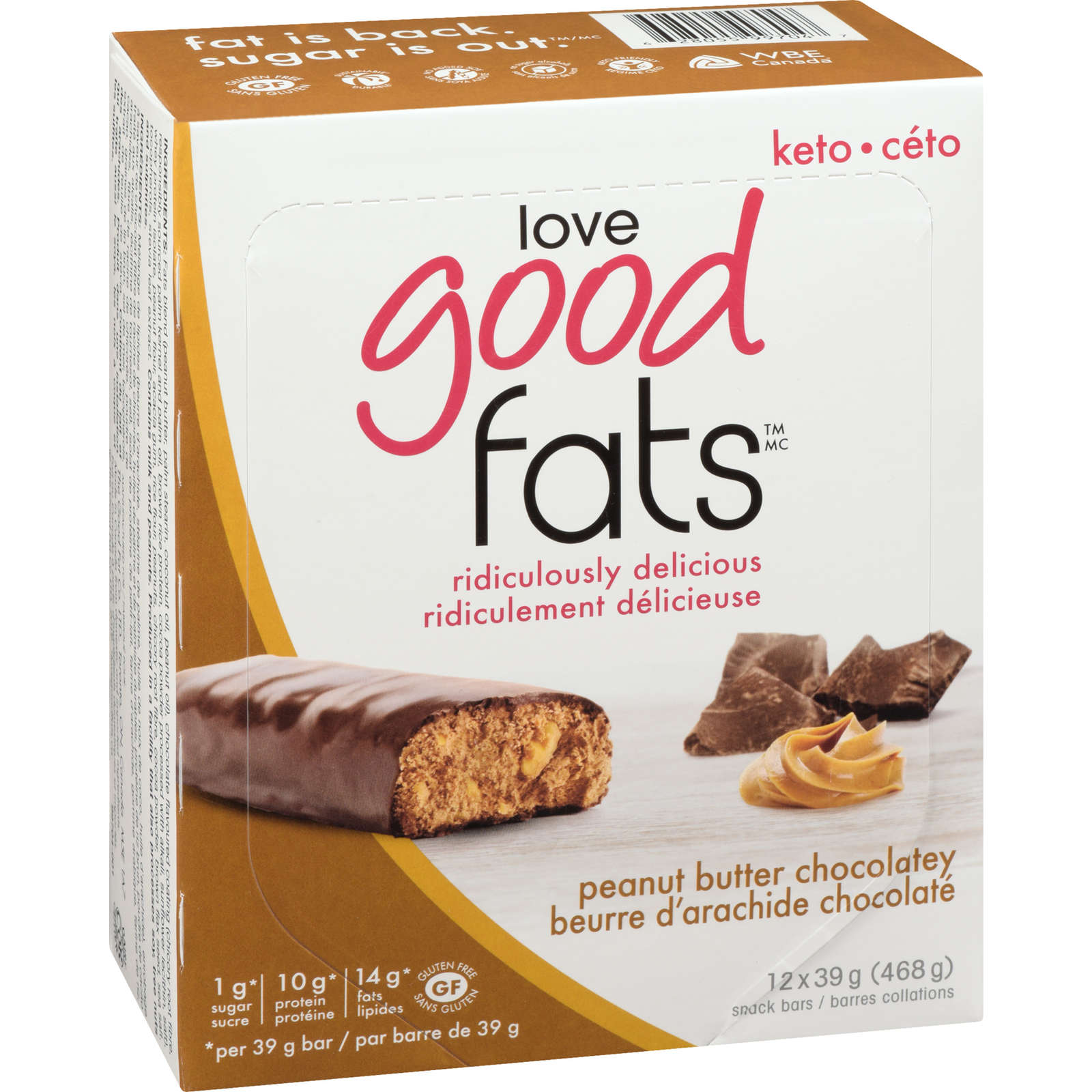 Peanut Butter Chocolatey Keto-Friendly Snack Bars