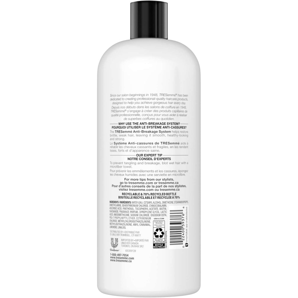 TRESemmé Conditioner deep conditioner for split ends Anti-Breakage strengthens and detangles hair 828 ml