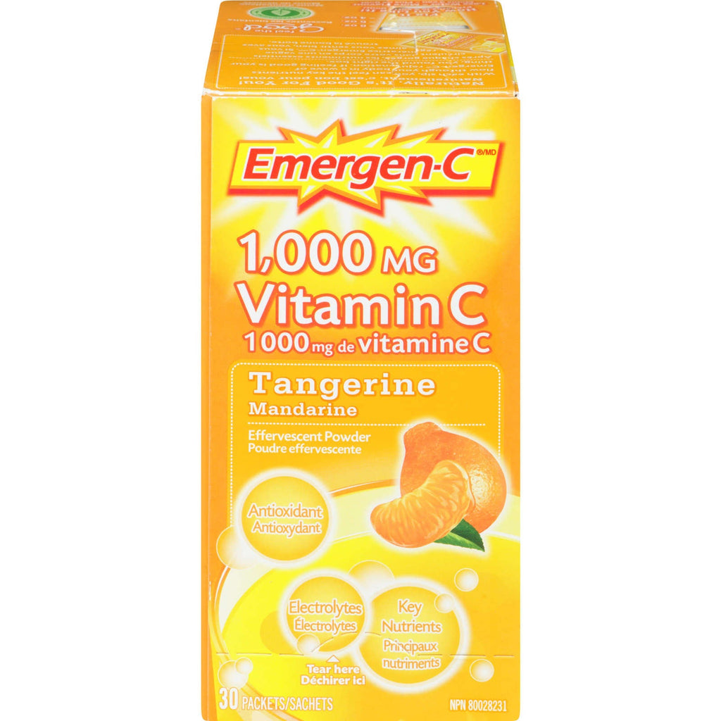 Emergen-C Vitamin C & Mineral Supplement Fizzy Drink Mix, Tangerine