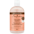 SheaMoisture Coconut & Hibiscus Curl and Shine Shampoo for Thick Curly hair with Silk Protein & Neem Oil Sulfate Free 384 ml