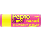 Cherry Chewables for Nausea, Heartburn, Indigestion, Upset Stomach, & Diarrhea Relief 24 ct