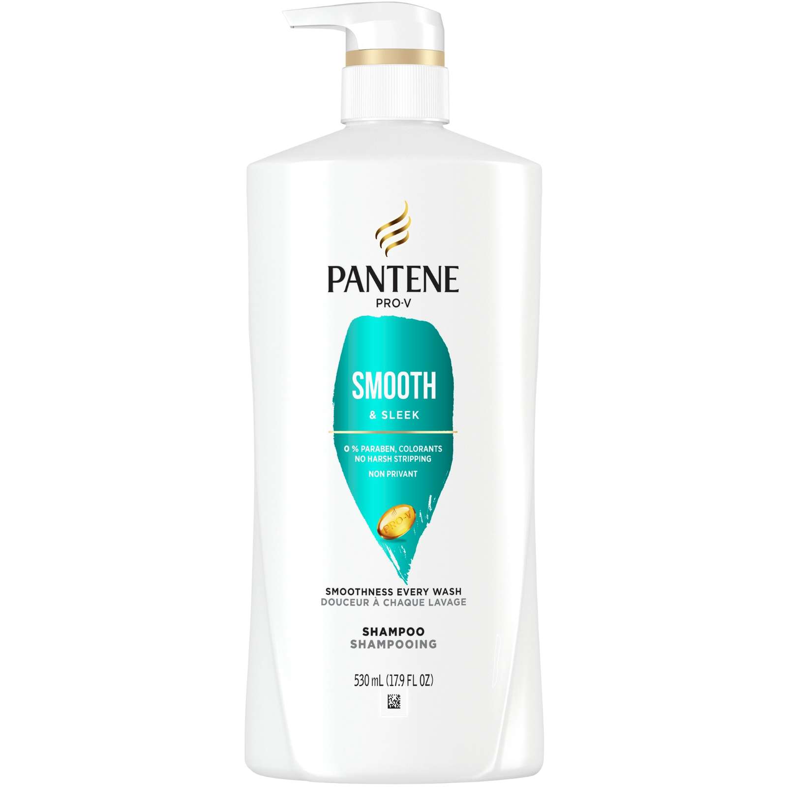 PRO-V Smooth & Sleek Shampoo, 17.9oz/530mL