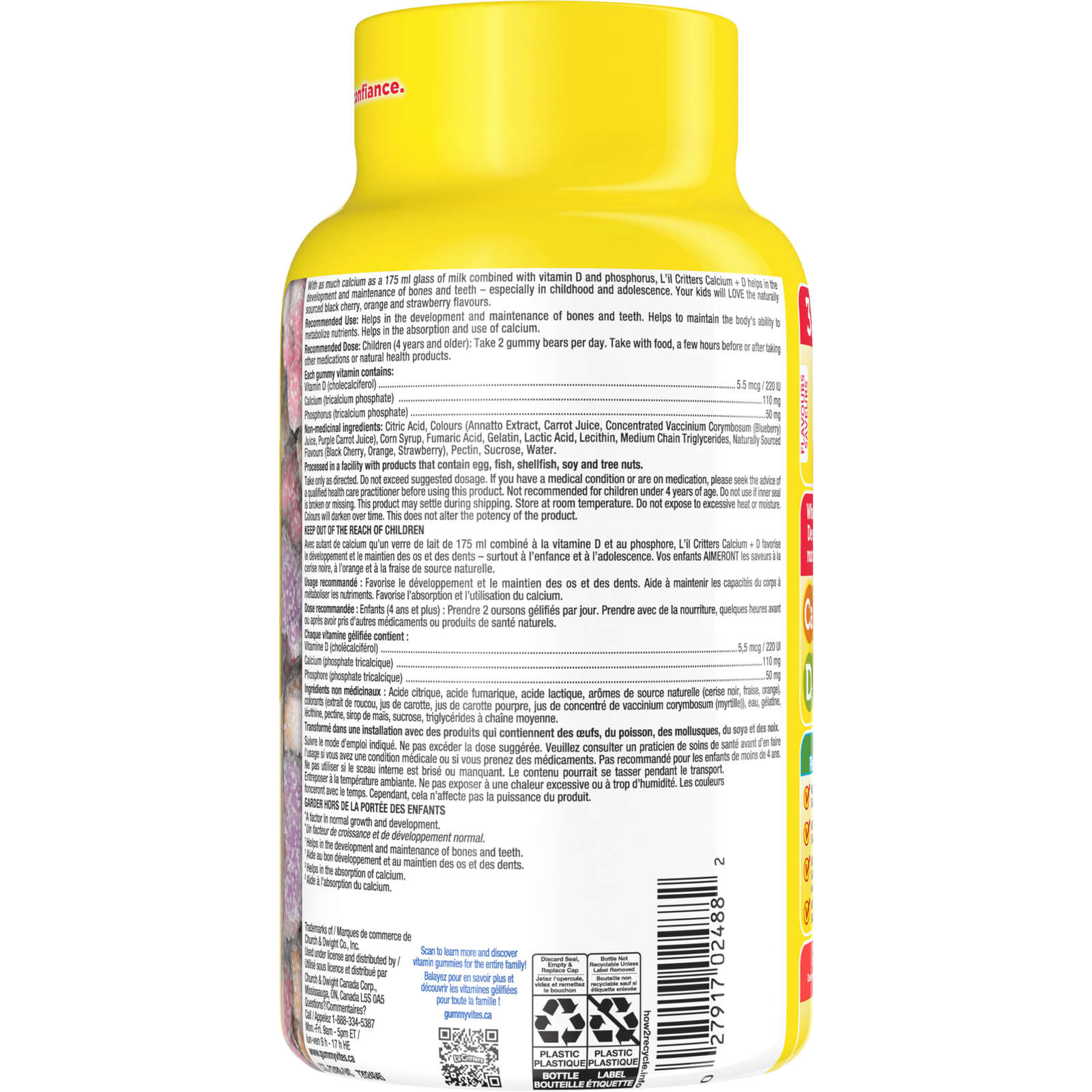 Calcium + D Gummy Vitamins