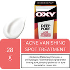 Deep Pore Acne Vanishing Treatment with Benzoyl Peroxide, For Stubborn Acne, For Blackheads and Visible Pores