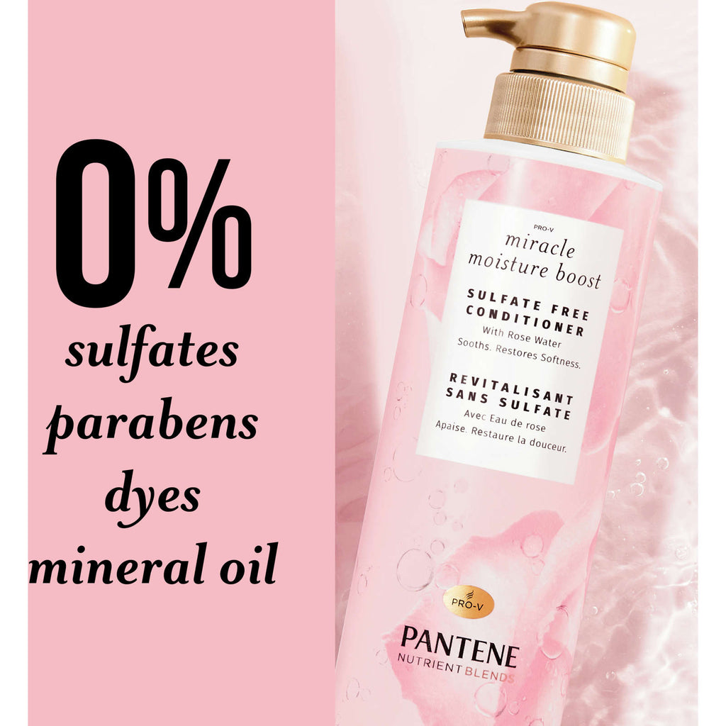 NUTRIENT BLENDS Miracle Moisture Boost with Rose Water SULFATE FREE CONDITIONER, 400 mL