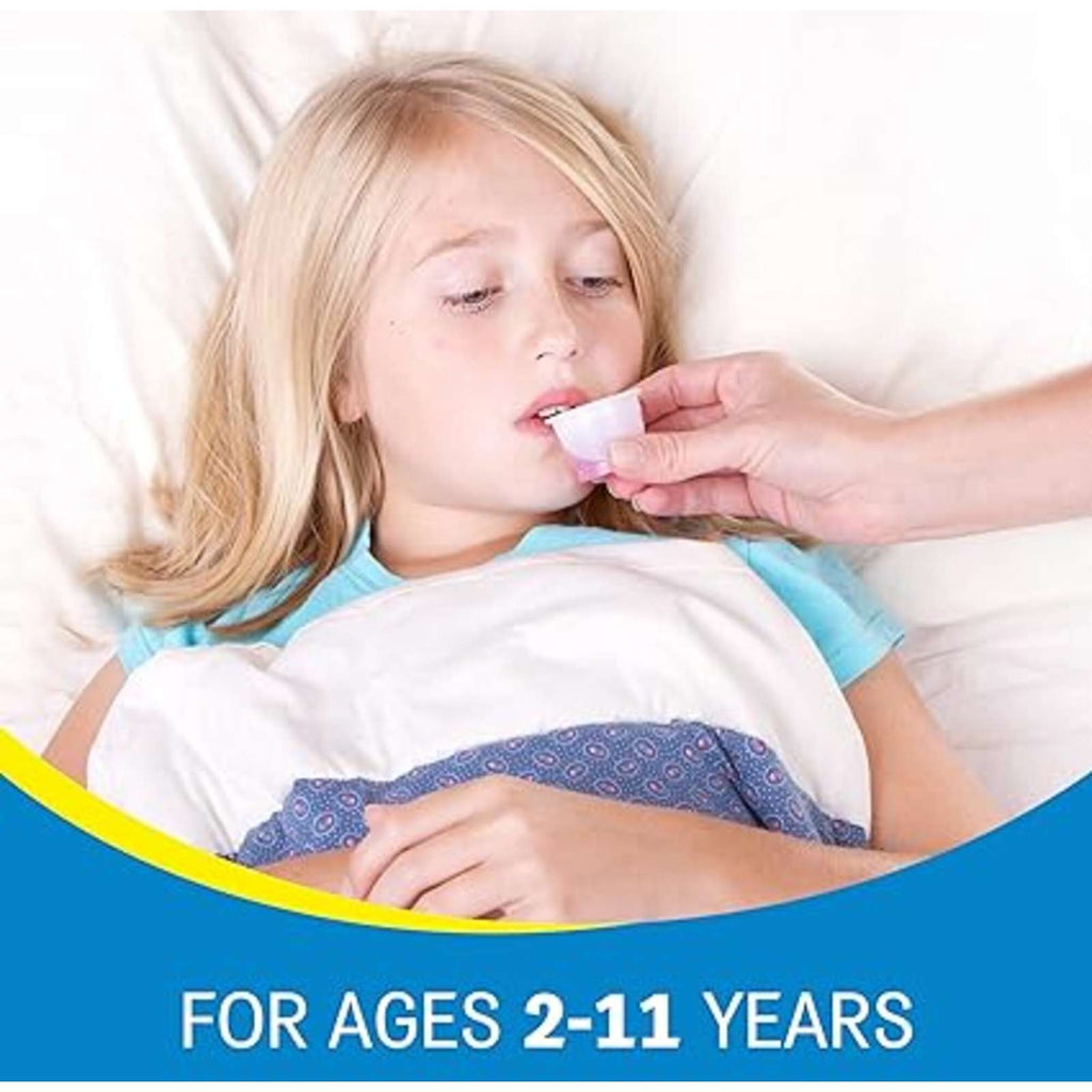 Children's Advil Fever and Pain Relief Ibuprofen Oral Suspension, Dye Free, Bubble Gum, 230 mL