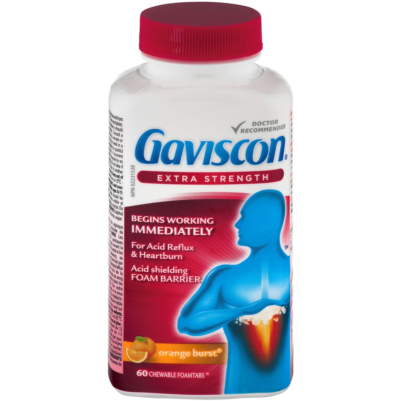 Gaviscon Extra Strength Chewable Foamtabs Orange Burst – LifeCare ...