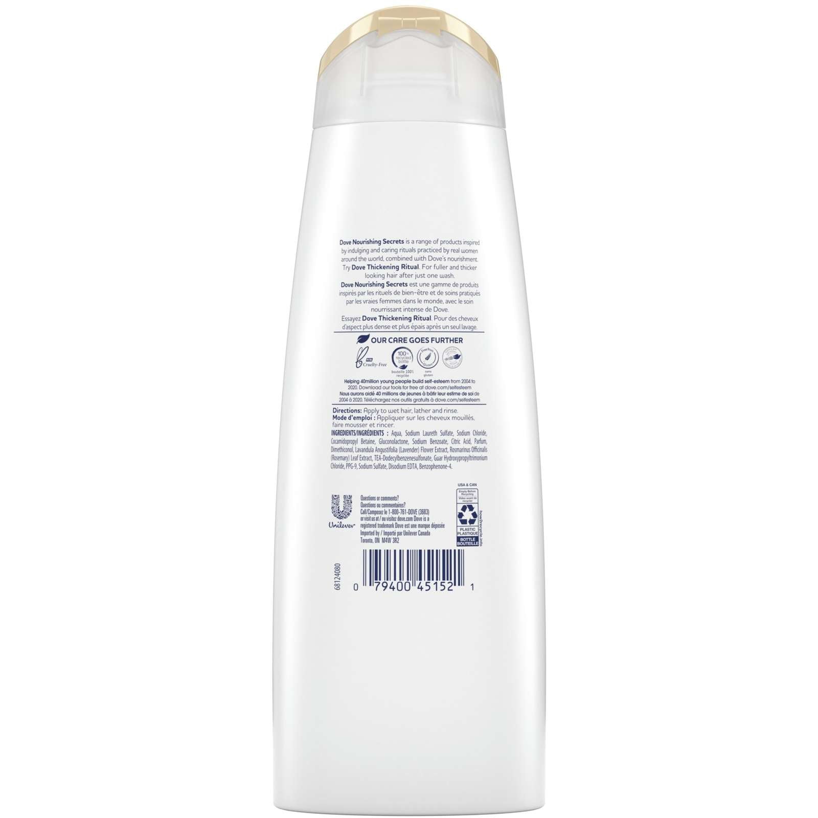 Dove Nourishing Secrets Shampoo Thickening Ritual Lavender 355 ml