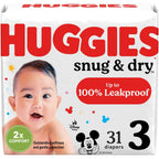 Snug & Dry Baby Diapers, Size 3 (16-28 lbs)