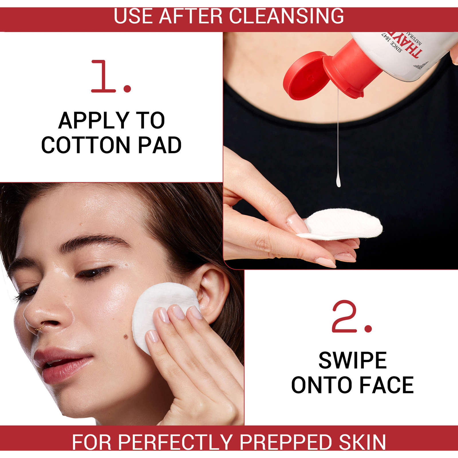 Milky Face Toner Skin Care with Snow Mushroom, Natural Gentle Facial Toner, for All Skin Types