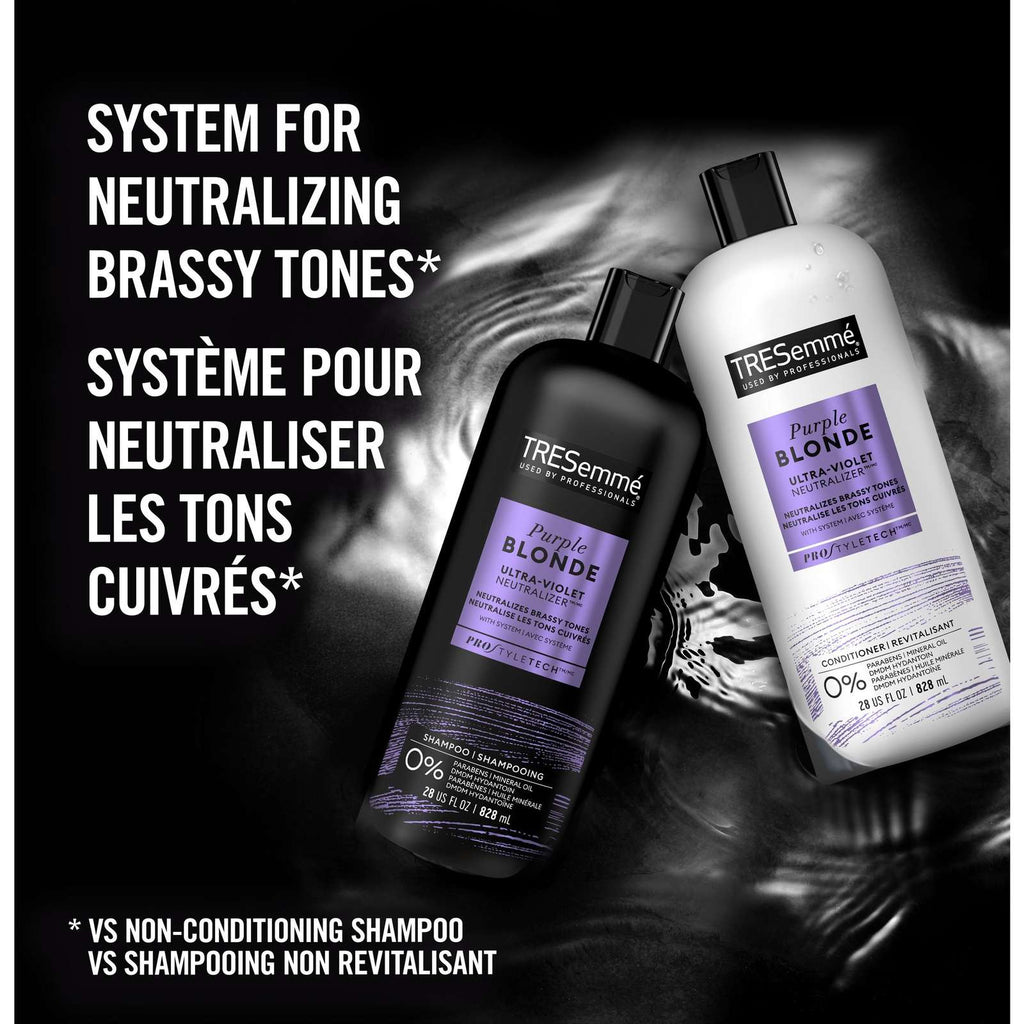 Purple Blonde Shampoo for blonde or silver coloured hair Ultra-violet Neutralizer formulated with Pro Style Technology™
