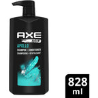 2-in-1 Shampoo and Conditioner for men's hair Apollo leaves hair feeling soft, touchable and clean 828 ml