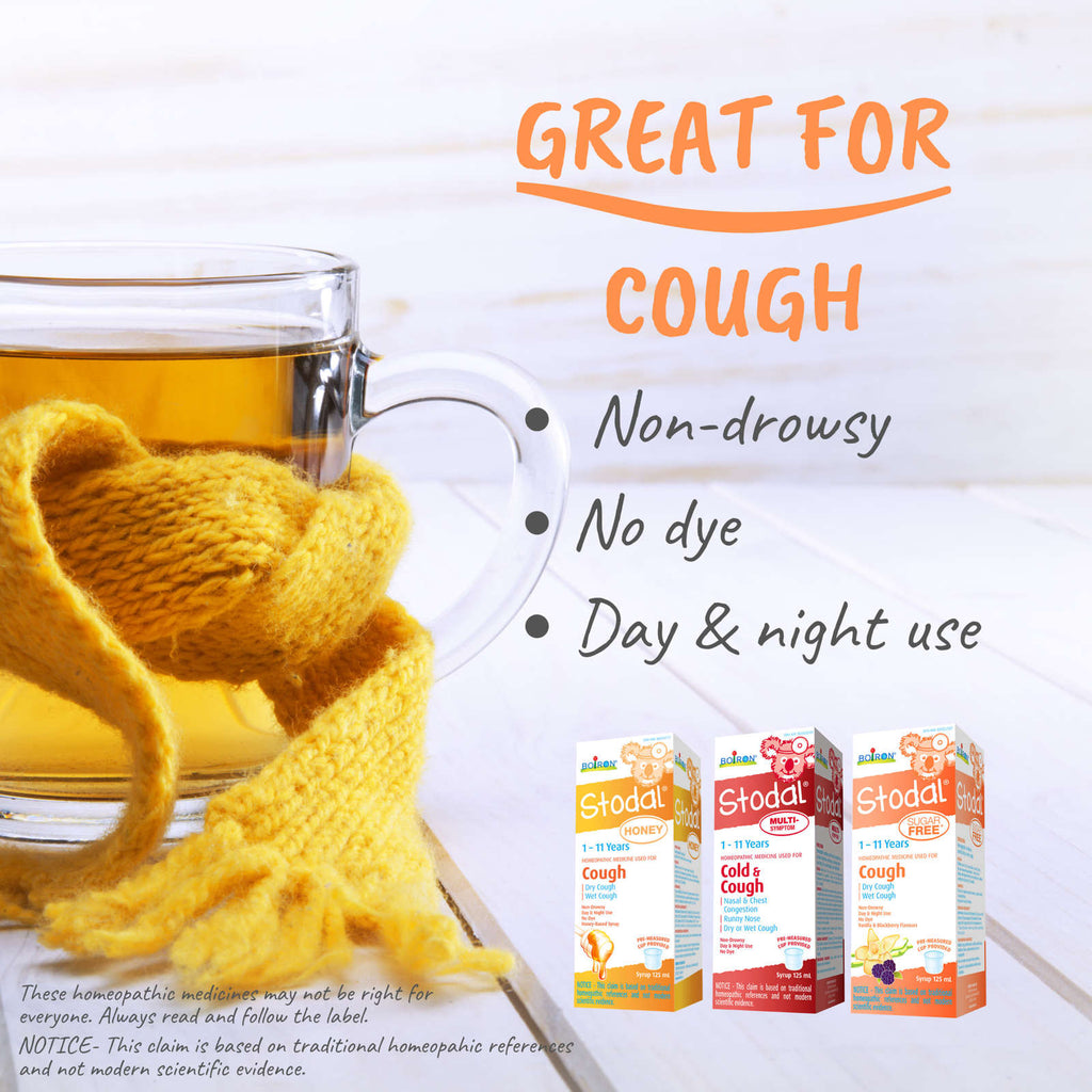 Children's Stodal Honey for Dry or Wet Cough in Children 1 to 11 Years of Age.