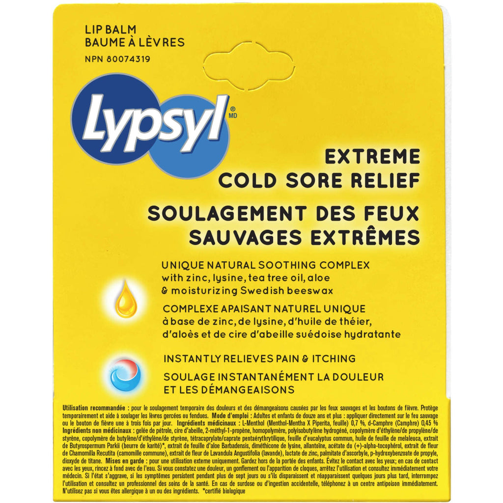 Lypsyl Extreme Cold Sore