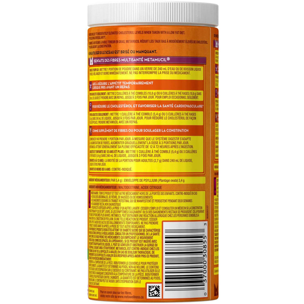 3 in 1 MultiHealth Fibre! Fiber Supplement Powder, Original, 283 g