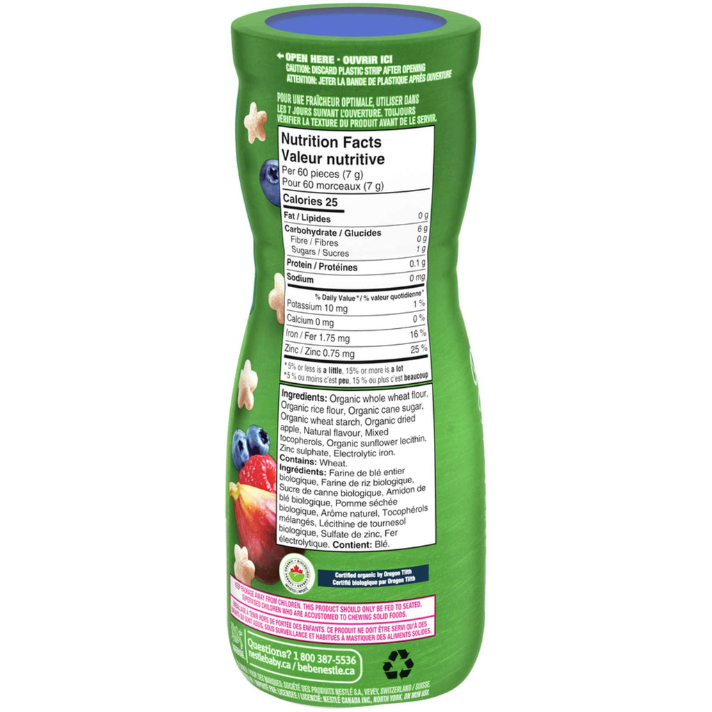 GERBER Organic Puffs, Fig Berry, Baby Snacks